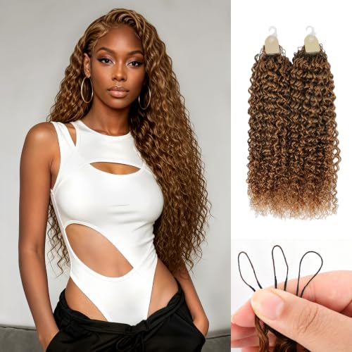 Water Wave Crochet Hair 14 Inch 60g - Pre-Separated Human Hair