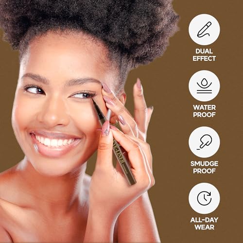 NOON'S UP Waterproof Liquid Eyeliner Pen - Ash Brown