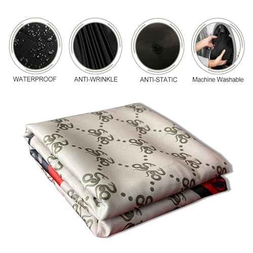 Barber Capes Hair Cutting Capes Salon Stylist Capes with Snaps Waterproof Professional Large Barber Hairdresser Gown Cape- 63¡±¡¿ 56¡±(SNAKE)