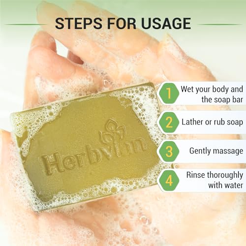 2 PCS Bitter Melon Moringa with Natural Tea Tree Oil Soap Bar for Back Acne, Anti Bacterial Momordica Charantia Body Soap, Anti-Acne, Herbal Cleansing with Melaleuca Quinquenervia Oil