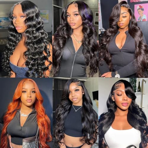 13x6 Lace Front Wig Human Hair Body Wave 200% Density