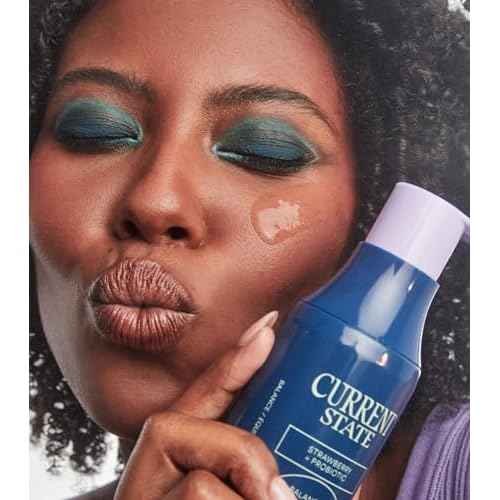 CURRENT STATE Balancing Gel Cleanser with Strawberry + Probiotic Refreshing Face Wash, Pore Cleaner, Daily Face Wash for Oily Skin - Reduces Shine, Gentle Purifier, 5.1 fl oz, Made In The USA