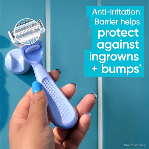 Women's Intimate Grooming Razor with 3 Refills - Anti-Irritation
