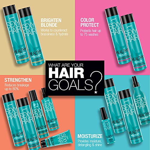 SexyHair Healthy Active Recovery Repairing Blow Dry Foam | Up to 99% Breakage Reduction | Helps Repair | All Hair Types