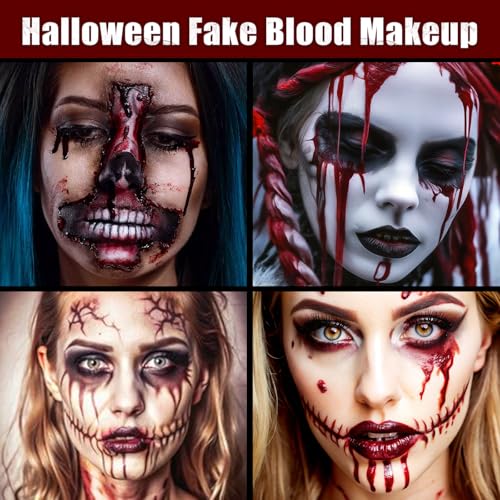 Fake Blood Spray for Halloween Costumes & Makeup (2-Pack)