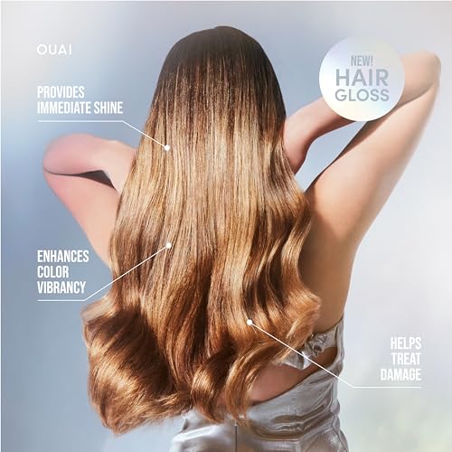 OUAI Hair Gloss Treatment - In-Shower Shine & Frizz Control (6 Oz)