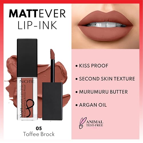 NOTE Mattever Lip-Ink Matte Liquid Lipstick - 8 Hour Wear