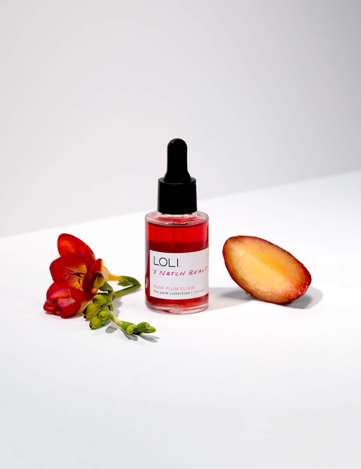 LOLI - Organic Pank Plum Elixir Calming Face Oil | Clean, Non-Toxic, Zero Waste Skincare (.95 fl oz)