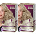 Schwarzkopf Keratin Blonde Hair Dye, 11.01 Hight Lift Natural Cool Blonde, Professional Quality Permanent Hair Color, Bond Enforcing System Helps Prevent Breakage* (Pack of 2)