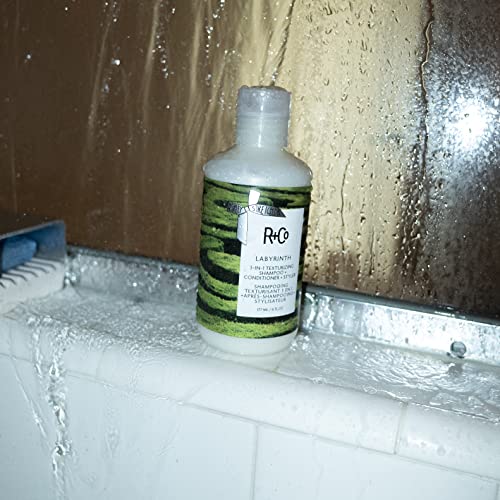 R+Co Labyrinth 3-in-1 Texturizing Shampoo + Conditioner + Styler | Touchable Texture + Volume + Hydration | Vegan + Cruelty-Free | 6 OZ