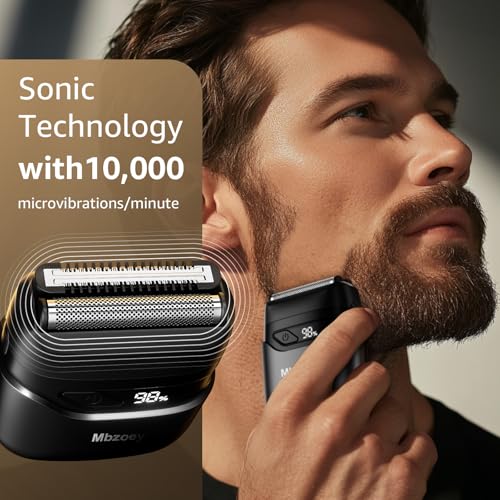 Electric Foil Shaver for Men - IPX7 Waterproof Cordless Razor
