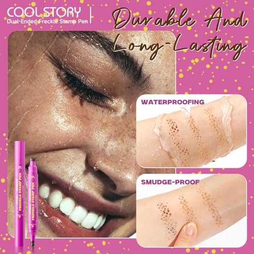 Beauty Glazed Freckle Stamp Pen Dual-Ended Waterproof Marker