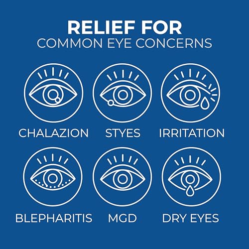 NOVEHA Stye Relief Eyelid Wipes 60 Pack - Tea Tree Oil