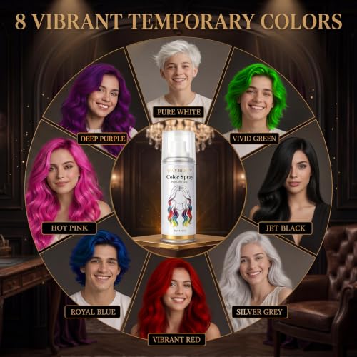 Washable Temporary Hair Color Spray for Kids & Adults - Blue, 4.06 oz