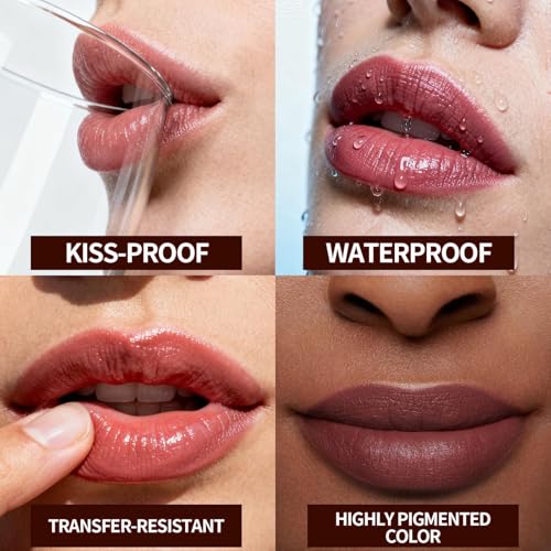 3-Piece Peel Off Lip Stain Set with Tweezer - Waterproof & Long-Lasting