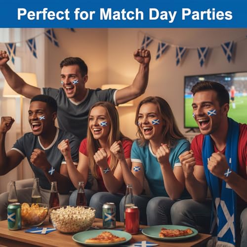 48 Pack Soccer Temporary Tattoos - World Cup Party Supplies