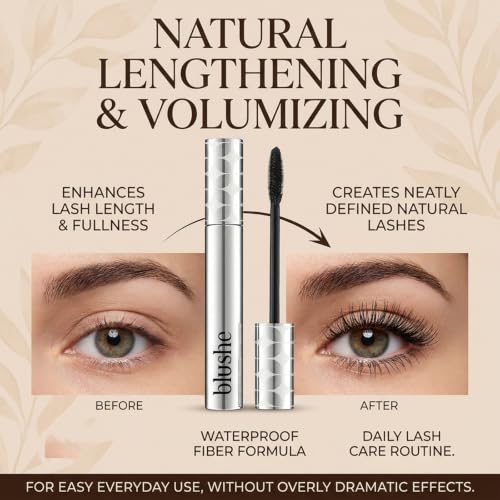 Blush Growth Serum Mascara - Waterproof Lengthening & Volumizing