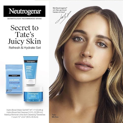 Neutrogena Refresh & Hydrate Skin Care Set - 3 Travel Size Items