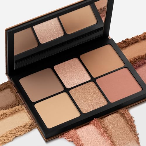 Smashbox Cali Contour Palette - 6 Shade Contour Kit with Highlighter & Blush