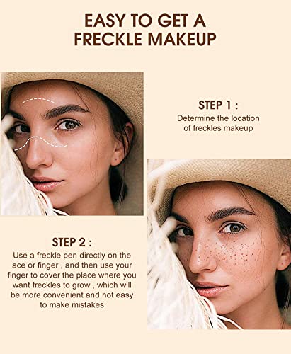 4-Color Freckle Pen Kit - Waterproof Makeup Pen Set