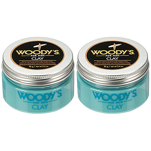 Woody's Hair Clay for Men | Matte Finish & Strong Hold