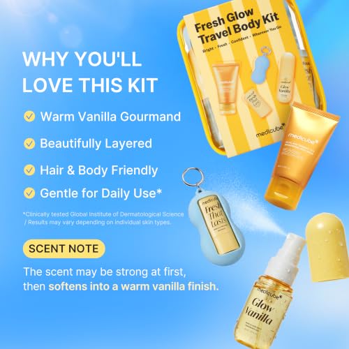 Medicube Fresh Glow Body Kit - Travel-Ready 3-Piece Set