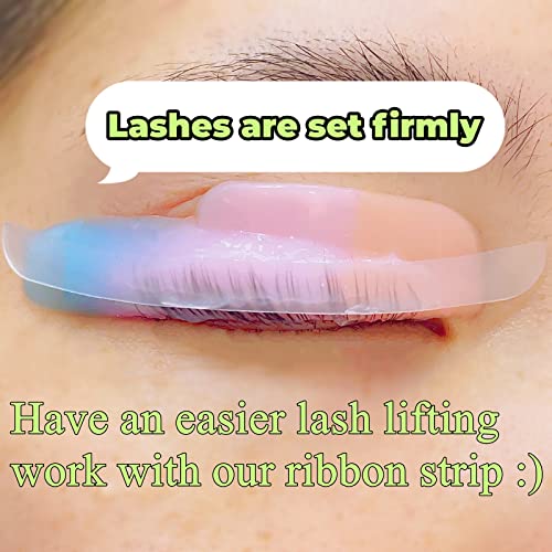 Silicone Lash Lift Ribbons 12 Pairs - Reusable Eyelash Perm Tape