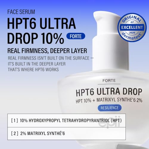 Anti-Aging Peptide Serum with HPT Complex & Matrixyl Synthe'6 - Firming & Skin Tightening for Face, 30mL
