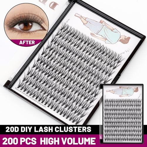 Black Individual Lash Extensions 0.07mm D Curl 20 Roots