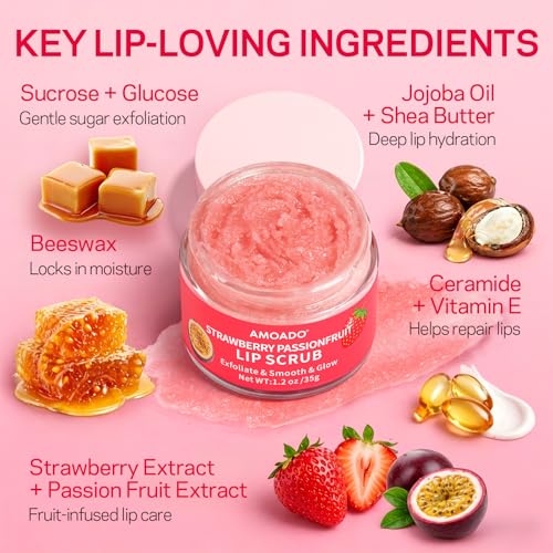Strawberry Passionfruit Sugar Lip Scrub 35g
