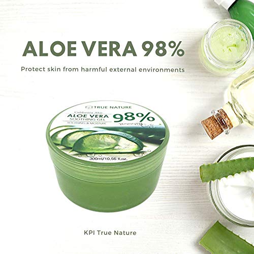 98% Aloe Vera Gel - Soothing Face & Body Moisturizer