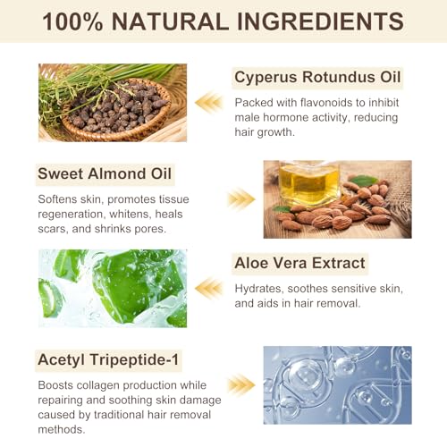 Akareni #1 Cyperus Rotundus Oil for Hair Removal & Skin Care - 2.02 Fl Oz