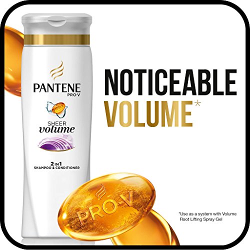 Pantene Pro-V Sheer Volume 2-in-1 Shampoo & Conditioner, 12.6 oz