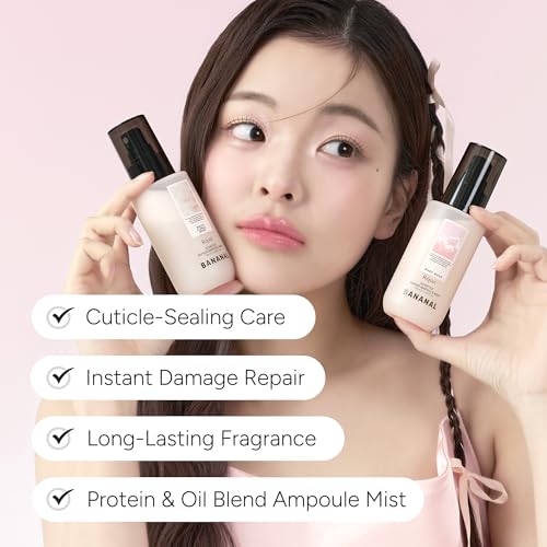 Korean Hair Serum Mist – Argan Oil & Silk Protein, 100ml