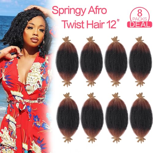 18-Inch Marley Twist Braiding Hair Extensions - Soft Synthetic Kinky Twist