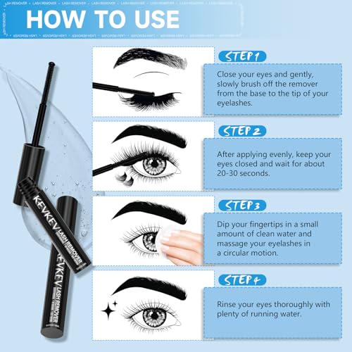 KevKev Lash Extension Remover - Gentle Oil Formula 5ml