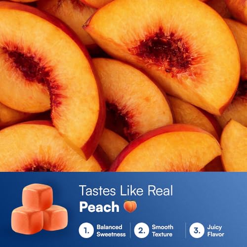 OMNI Creatine Monohydrate Gummies - 1g per Gummy, Peach Flavor