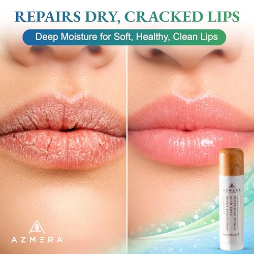 Azmera Cocoa Butter Lip Balm - Organic Shea Butter, 6g