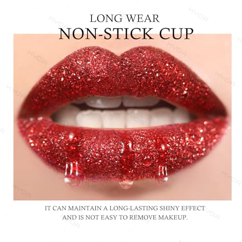KYDA Glitter Lip Kit - 3 Diamond Metallic Colors with Primer