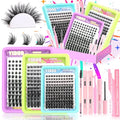 YIDUO Lash Clusters Kit - Volume, Manga & Dramatic Styles