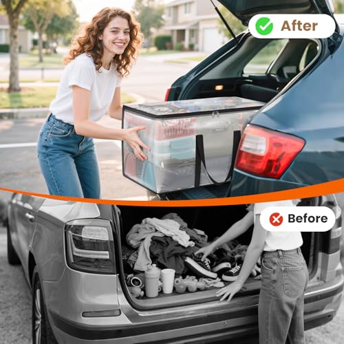 Extra Heavy Duty Clear Storage Bags - Oversized Moving Totes