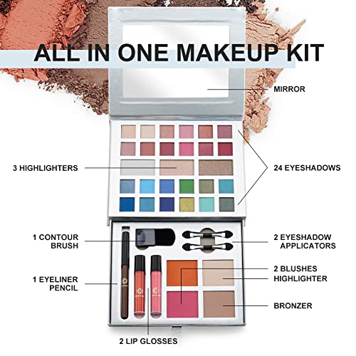 Color Nymph All-in-One Makeup Kit with 24 Eyeshadows
