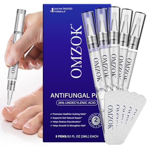 Extra Strength Toenail Fungus Treatment Pen with Tea Tree Oil - 5PCS