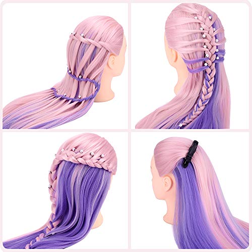 TopDirect 29" Mannequin Head with Synthetic Hair & Clamp