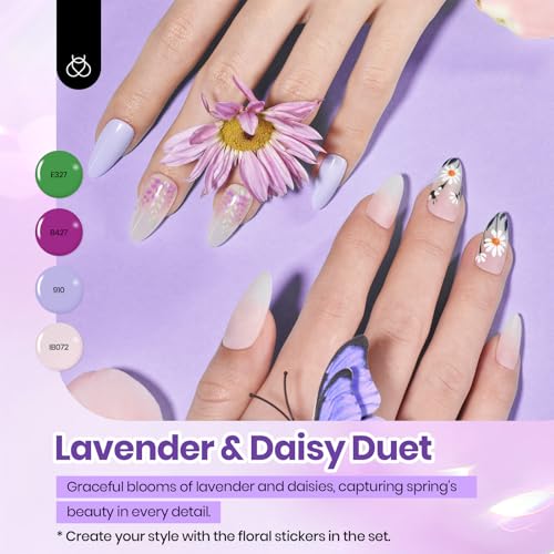 Beetles Gel Nail Polish Set - 36 Colors with Base & Matte Top Coat (40 Pcs)