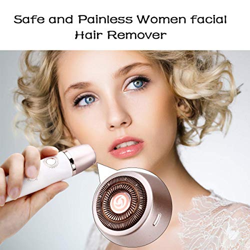 Women's Electric Hair Remover & Bikini Trimmer - Painless Wet & Dry Face & Body Shaver with USB Recharge