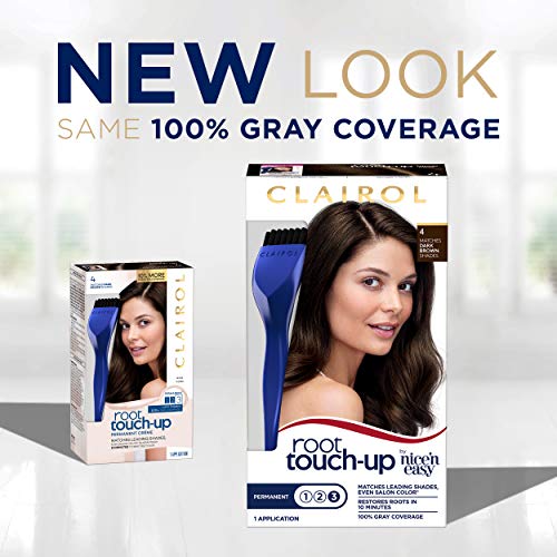 Clairol Root Touch-Up Permanent Hair Dye 5A Medium Ash Brown Pack of 4