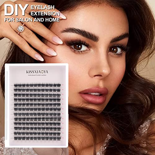 Cluster Lashes Extensions 144Pcs D Curl 12-14mm DIY