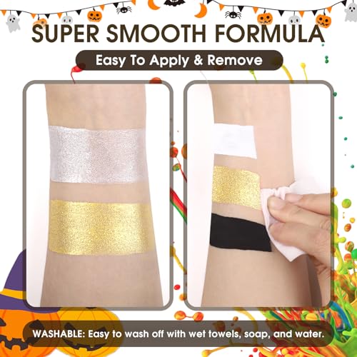 BOBISUKA Gold Face Body Paint Liquid - 130ml Fast Drying