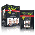 Dexe Instant Black Hair Dye Shampoo for Men & Women - 10 PCS